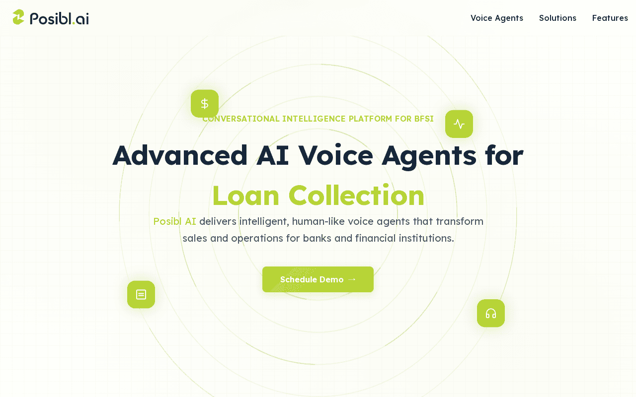 Screenshot of posibl.ai