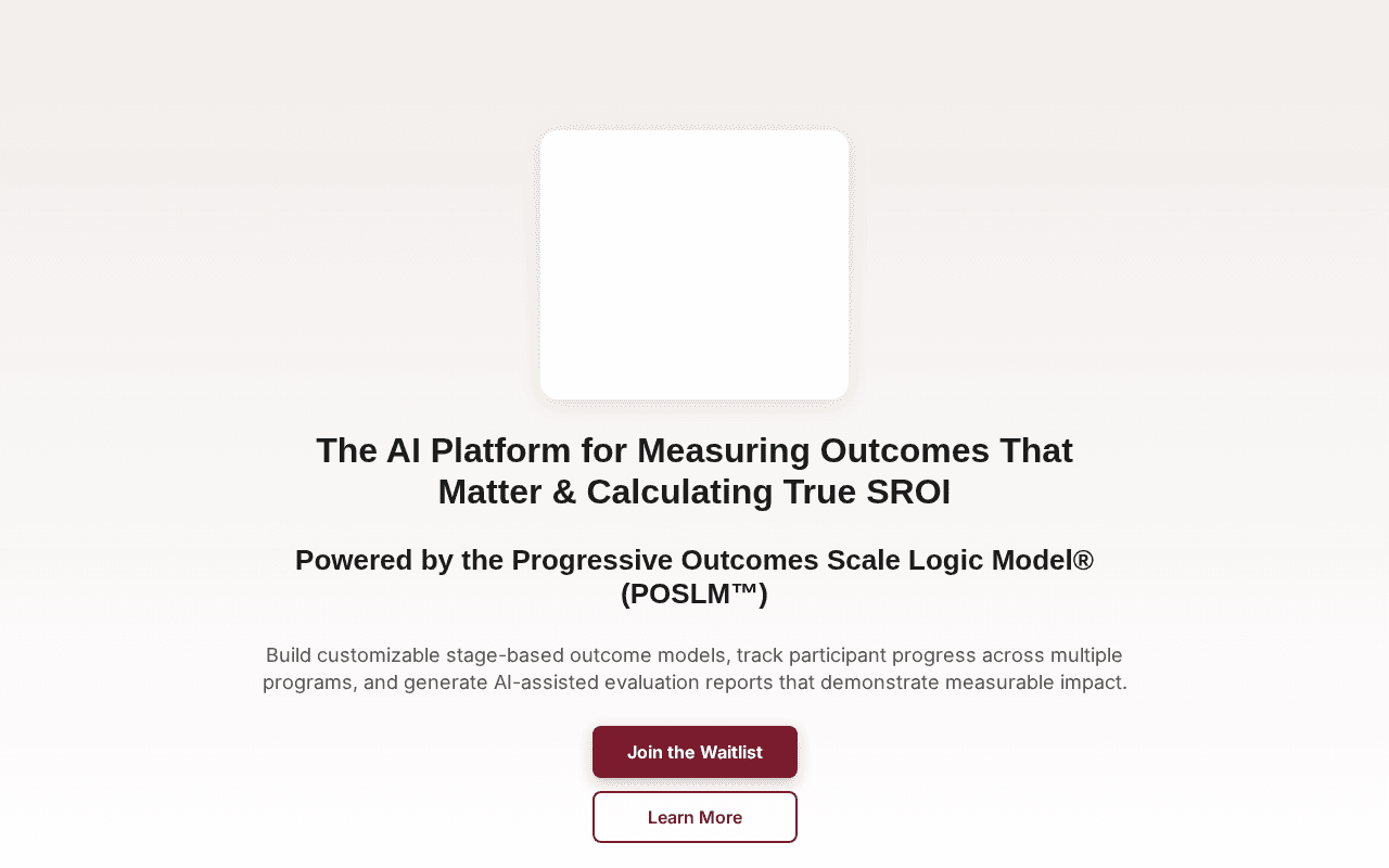 Screenshot of poslm.ai