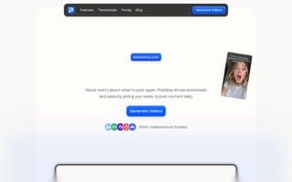 Screenshot of postless.ai