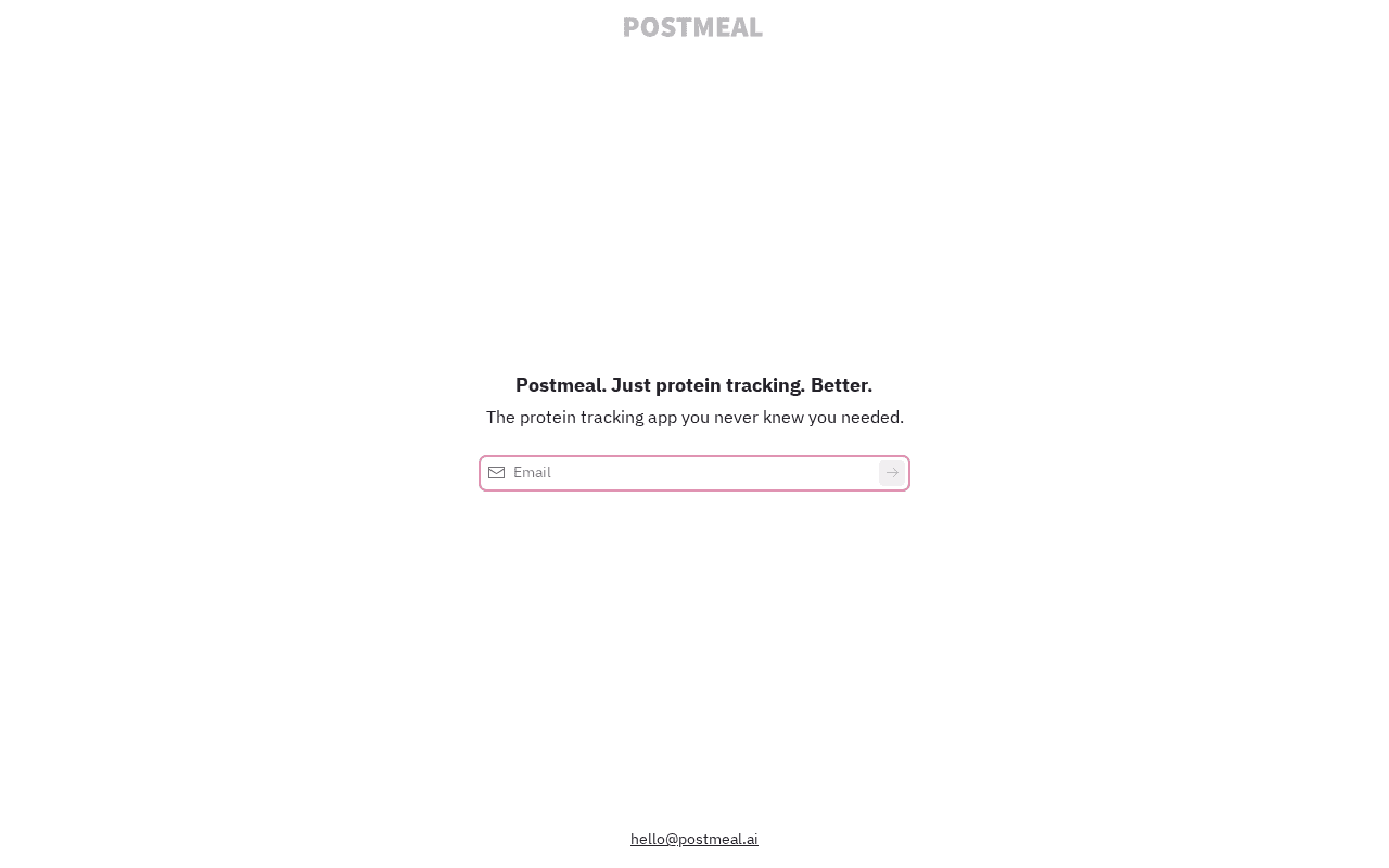 Screenshot of postmeal.ai