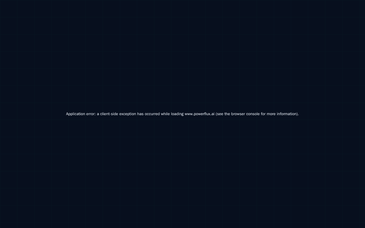 Screenshot of powerflux.ai