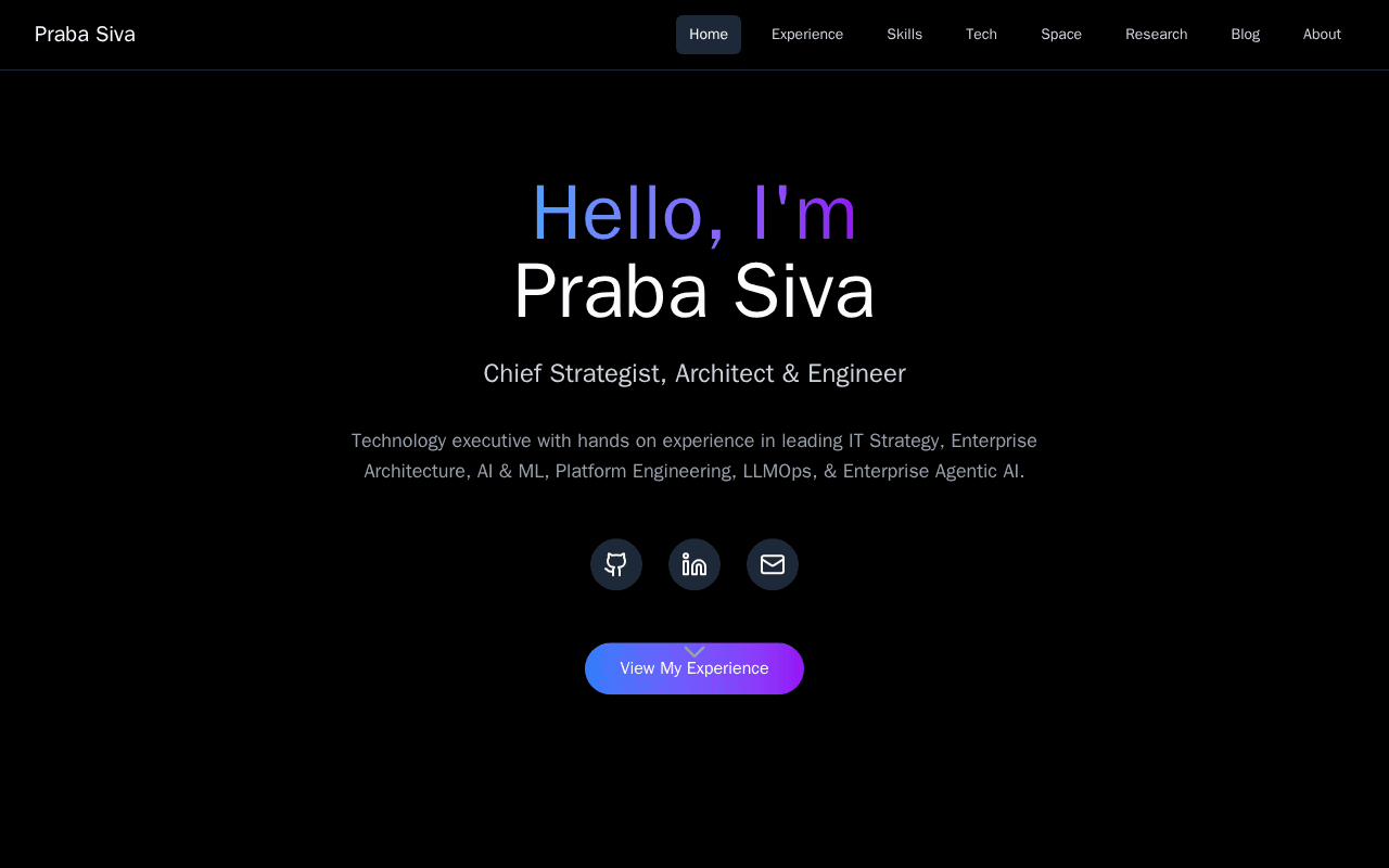 Screenshot of prabasiva.ai