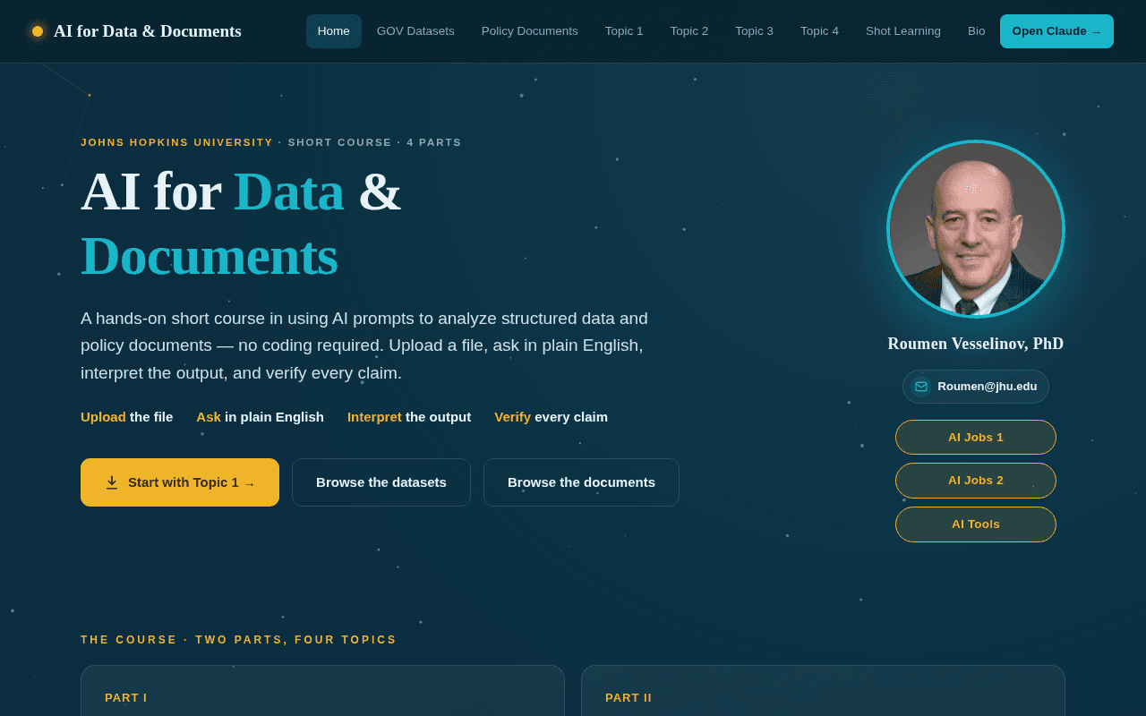 Screenshot of predict26.ai