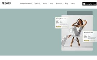Screenshot of prevoir.ai