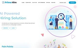 Screenshot of primehire.ai