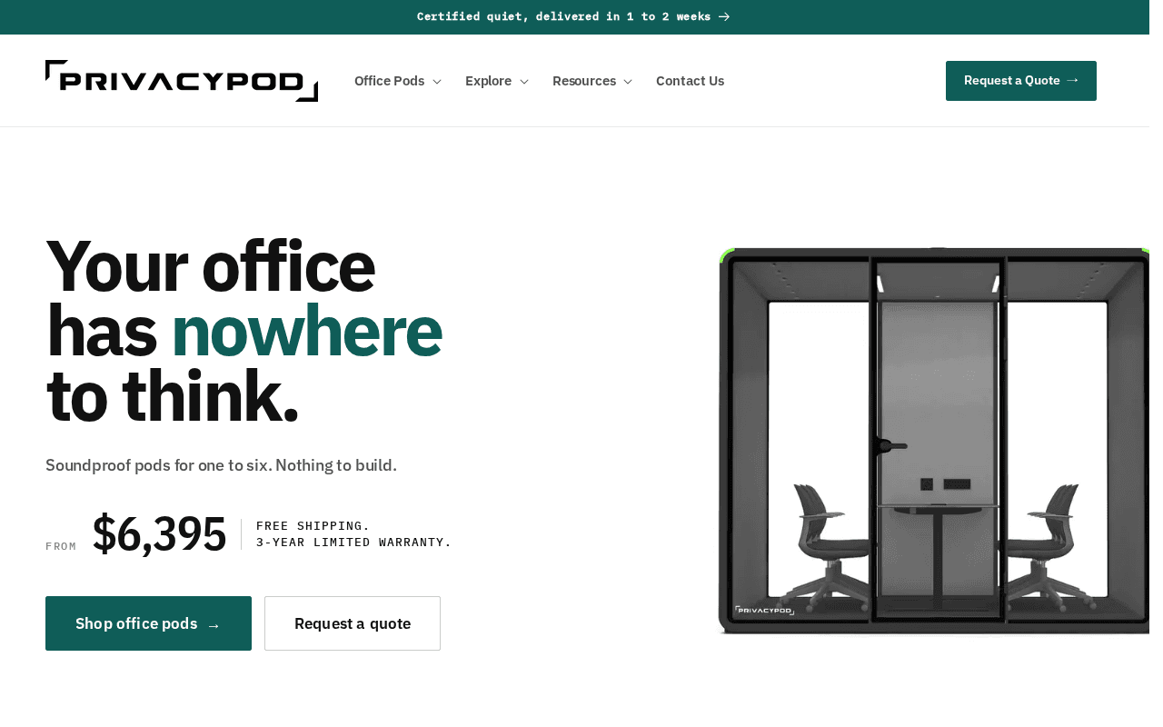 Screenshot of privacypod.ai
