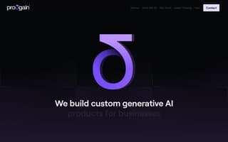 Screenshot of prodgain.ai
