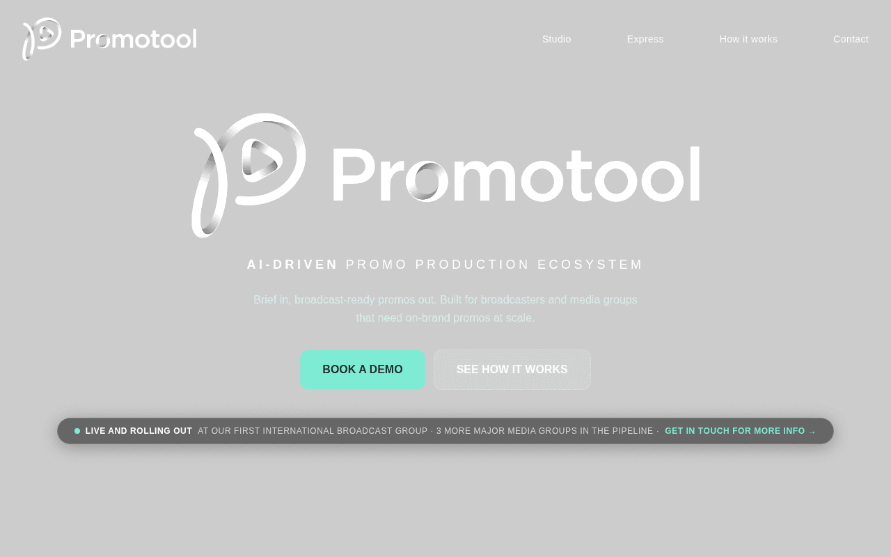 Screenshot of promotool.ai