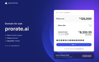Thumbnail of prorate.ai