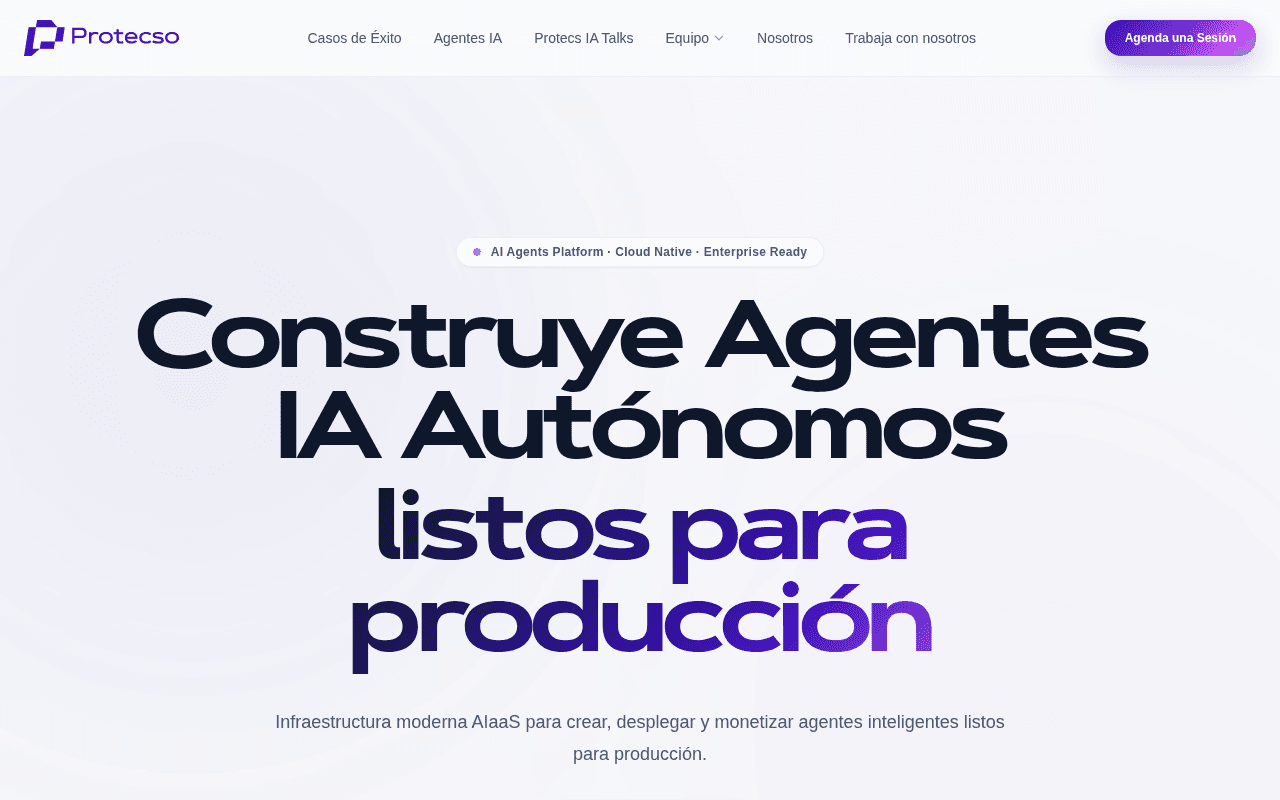 Screenshot of protecso.ai