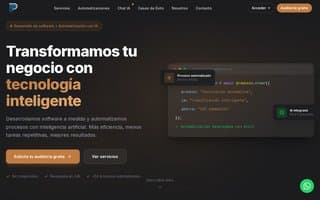 Screenshot of prowisio.ai