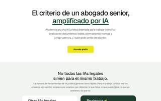 Screenshot of prudencia.ai