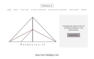 Screenshot of pulmonary.ai