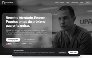 Screenshot of puxaficha.ai
