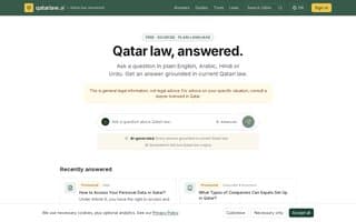 Thumbnail of qatarlaw.ai
