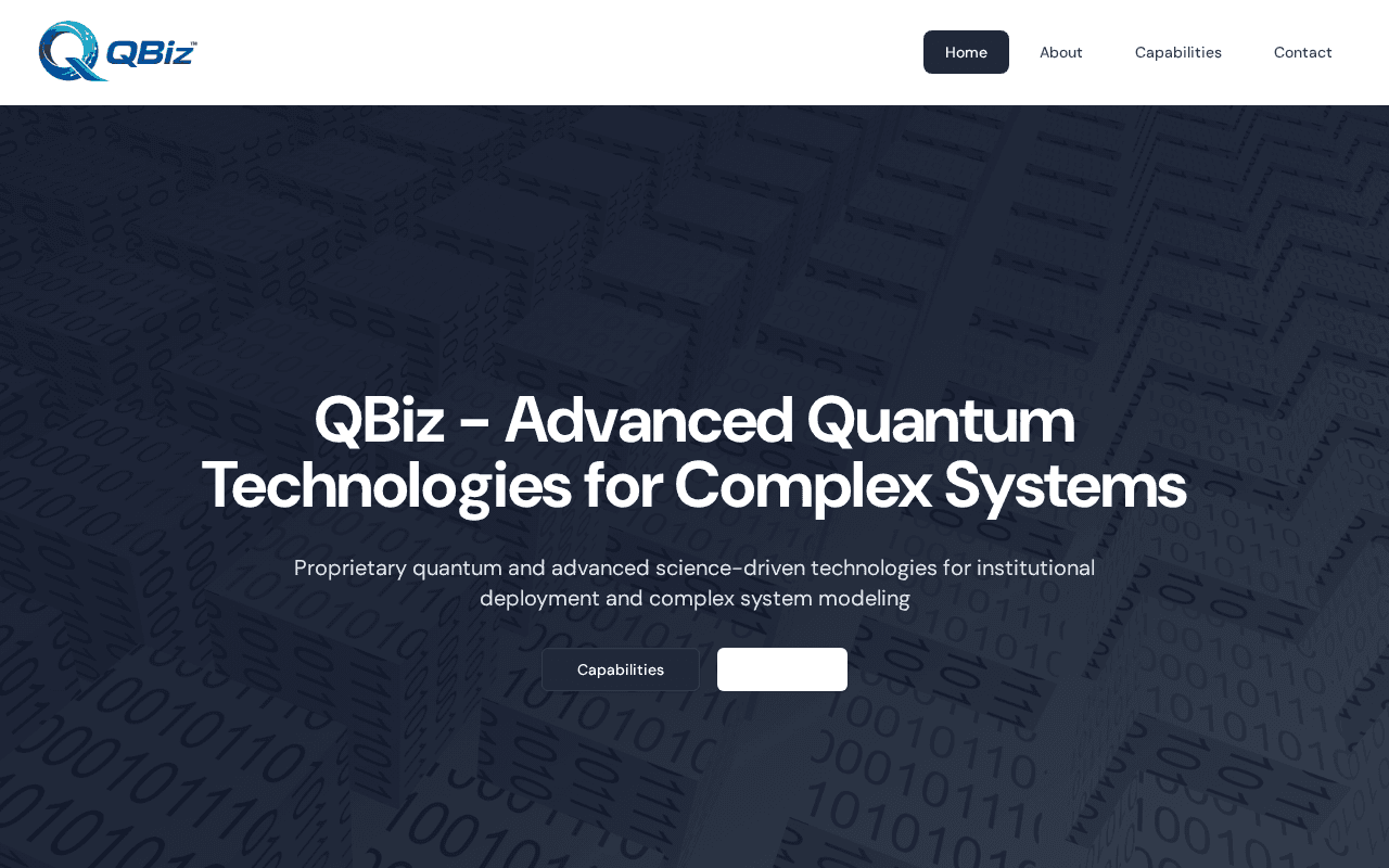 Screenshot of qbiz.ai