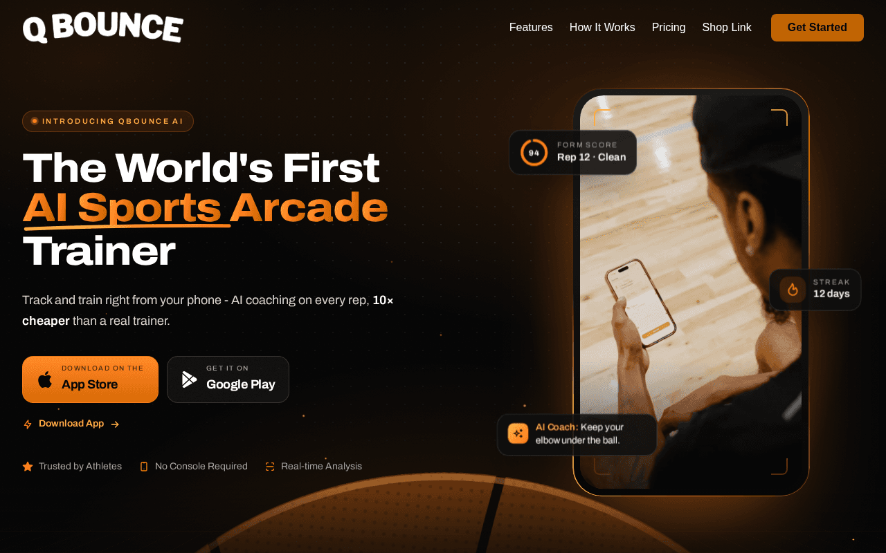Screenshot of qbounce.ai