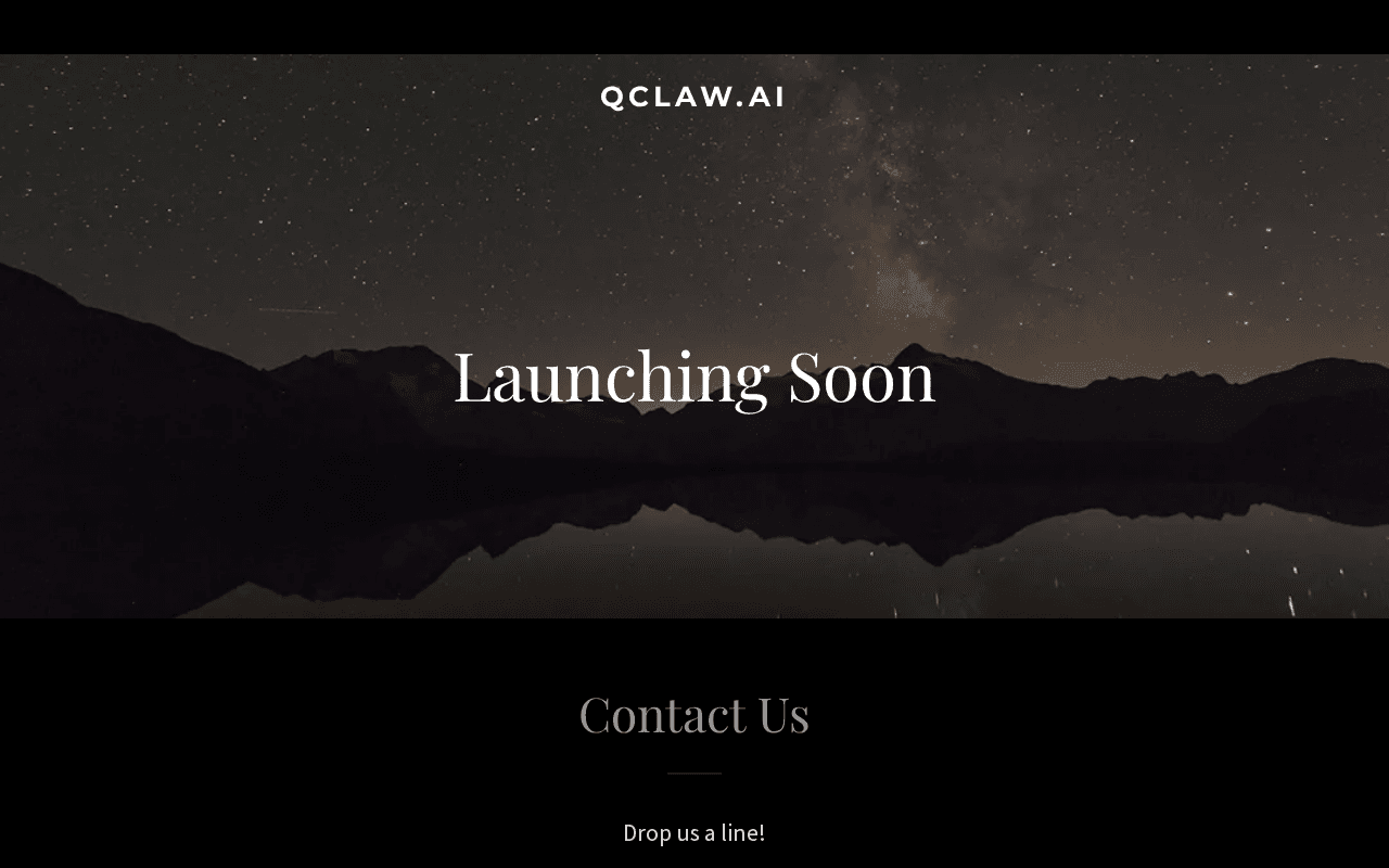 Screenshot of qclaw.ai