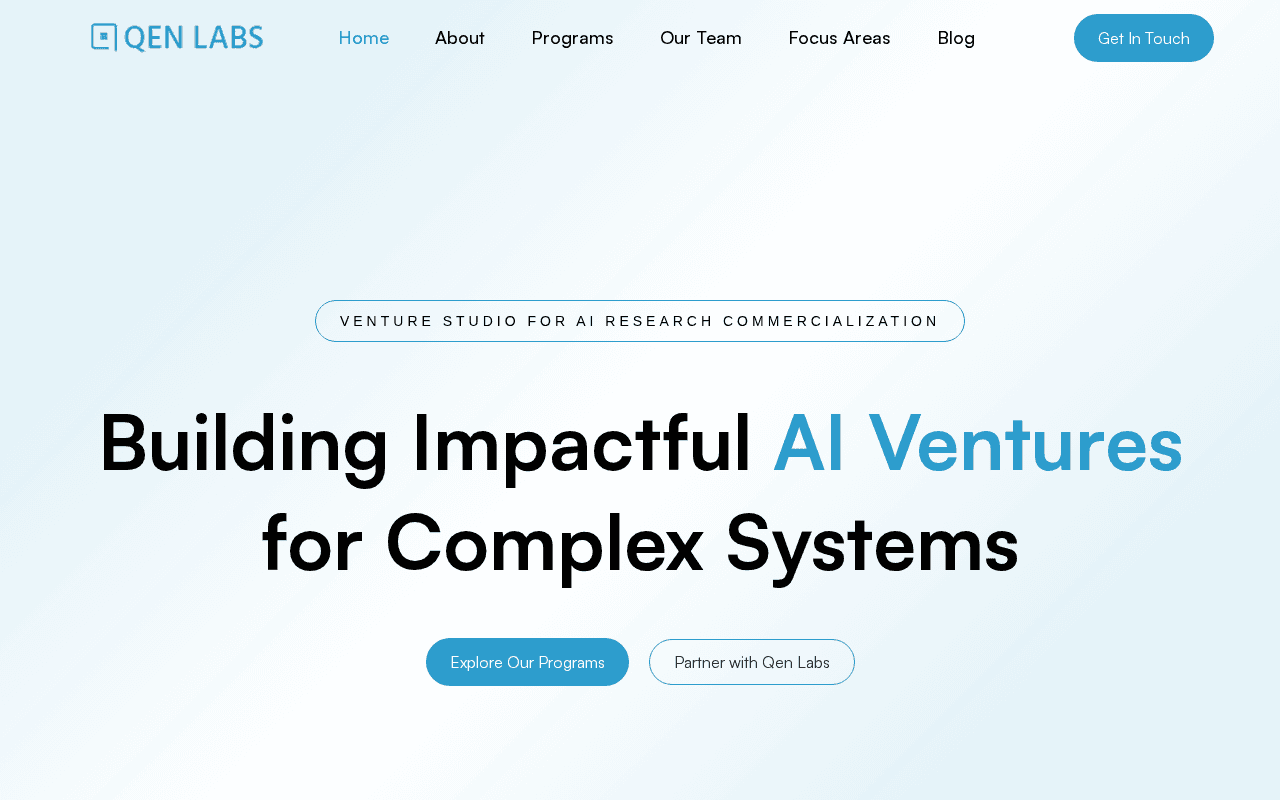 Screenshot of qen.ai