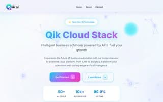 Screenshot of qik.ai