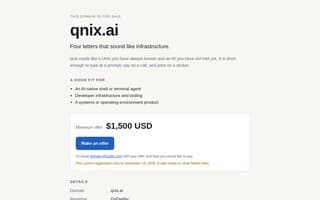 Thumbnail of qnix.ai