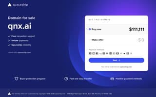 Screenshot of qnx.ai