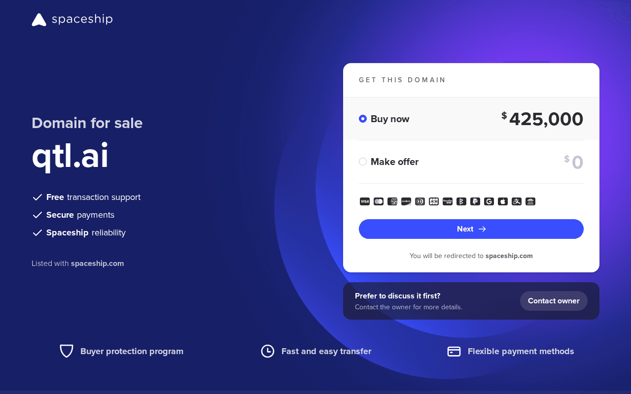 Screenshot of qtl.ai
