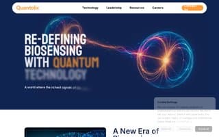 Screenshot of quantelix.ai
