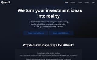 Screenshot of quantit.ai