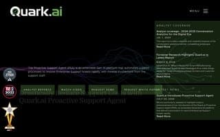 Screenshot of quark.ai