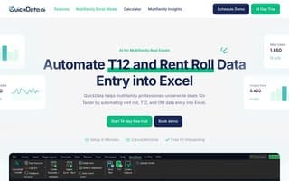 Screenshot of quickdata.ai