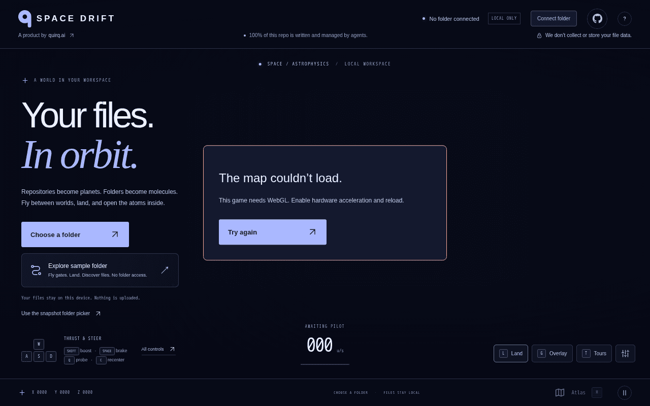 Screenshot of quirqs.ai
