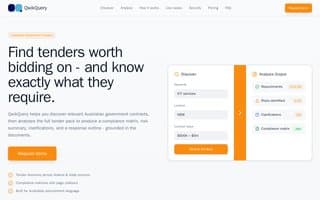Screenshot of qwikquery.ai