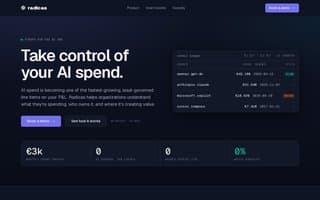 Screenshot of radicas.ai