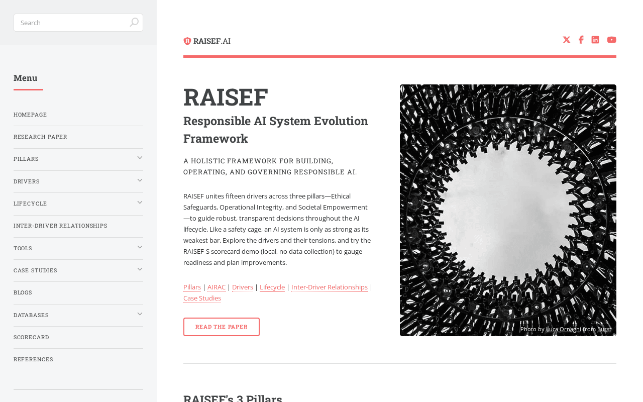 Screenshot of raisef.ai