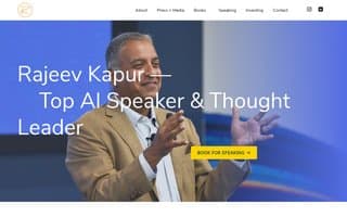 Screenshot of rajeev.ai