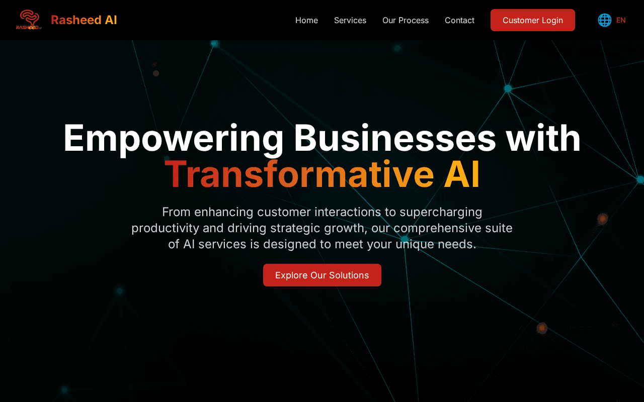 Screenshot of rasheed.ai