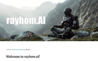 Screenshot of rayhom.ai