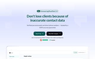 Screenshot of reachfast.ai