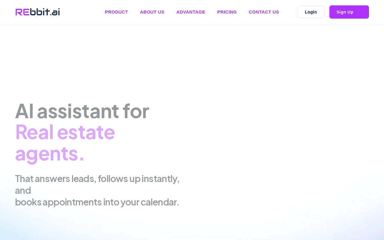 Screenshot of rebbit.ai
