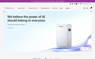 Screenshot of recolx.ai