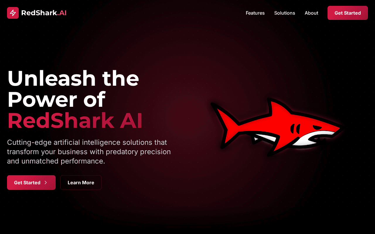 Screenshot of redshark.ai