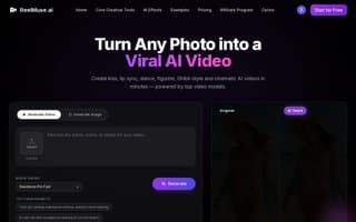 Screenshot of reelmuse.ai