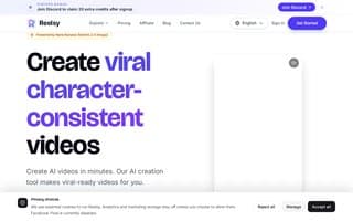 Screenshot of reelsy.ai