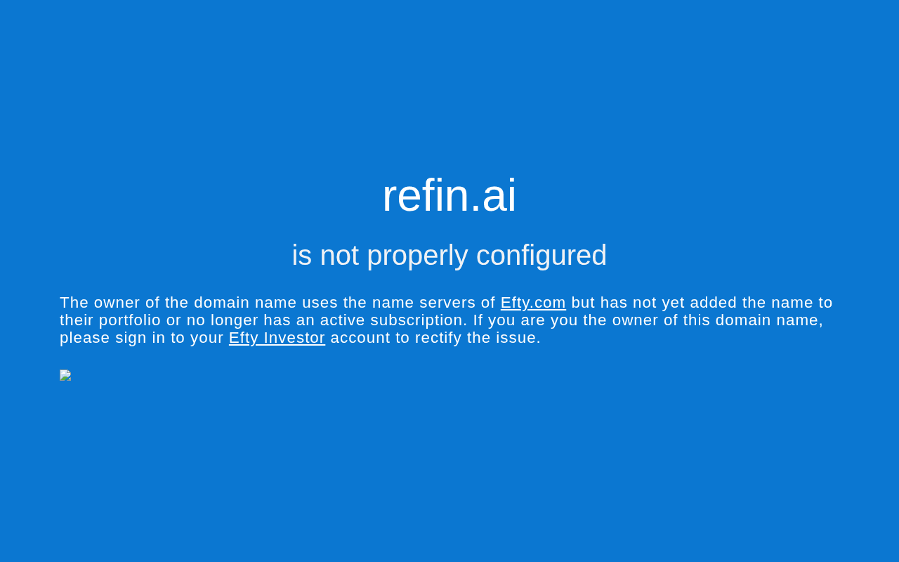 Screenshot of refin.ai