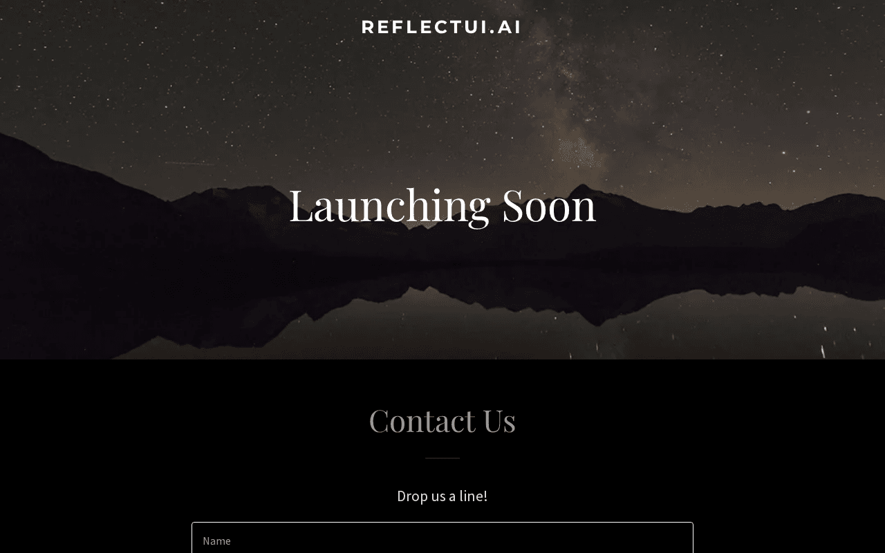 Screenshot of reflectui.ai