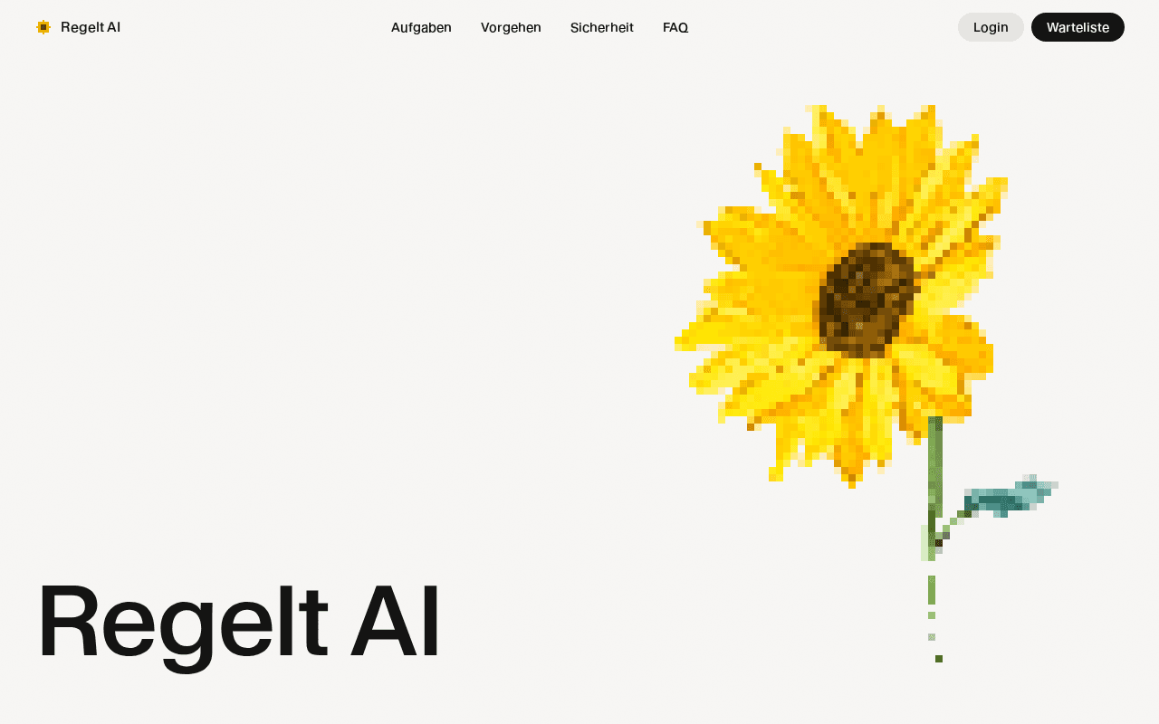 Screenshot of regelt.ai