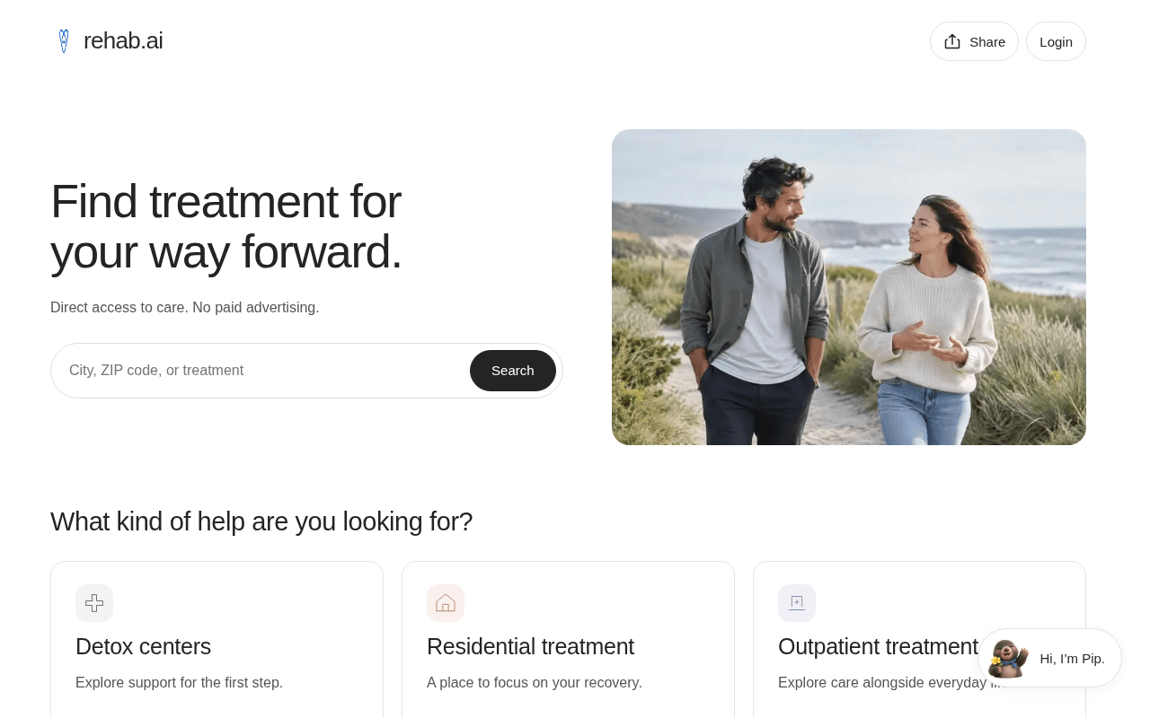 Screenshot of rehab.ai