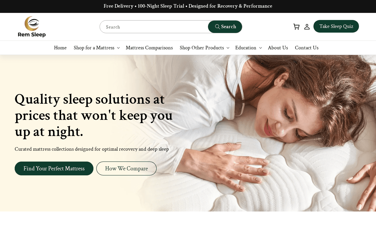 Screenshot of remsleep.ai