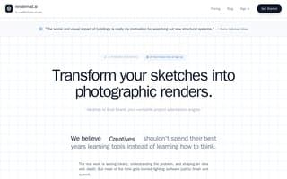 Screenshot of renderman.ai